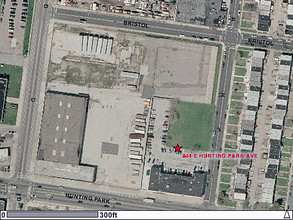 841 E Hunting Park Ave, Philadelphia, PA - aerial  map view