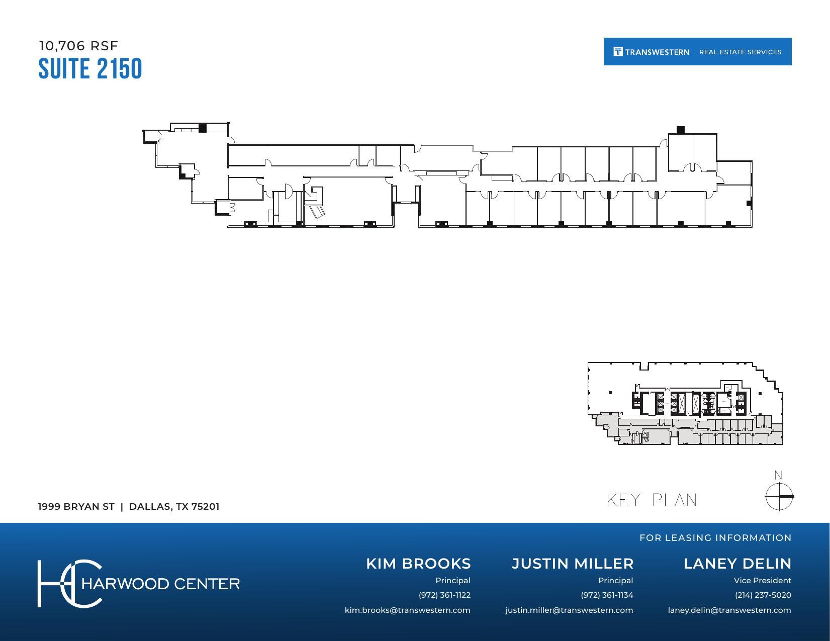 1999 Bryan St, Dallas, TX à louer Plan d’étage- Image 1 de 1