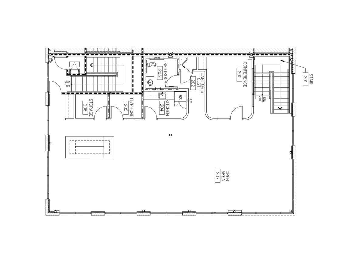 9960-9970 Research Dr, Irvine, CA 92618 - Unité 100&200 - - Plan d’étage - Image 2 of 18