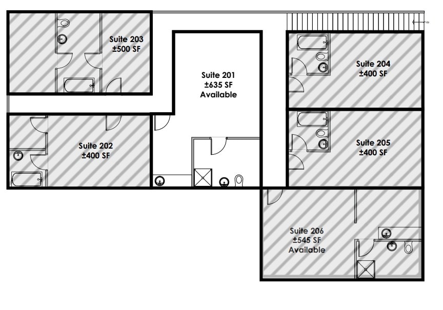 1624 E Washington St, Phoenix, AZ à louer Plan d’étage- Image 1 de 5