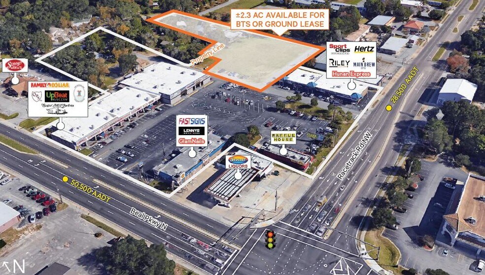 913 Beal Pky N, Fort Walton Beach, FL à louer - Photo du bâtiment - Image 2 de 4