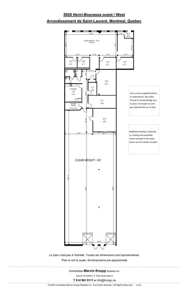 5896-5932 Boul Henri-Bourassa O, Montréal, QC for lease - Site Plan - Image 2 of 15