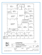 96-104 E Colorado Blvd, Pasadena, CA for lease Site Plan- Image 1 of 1