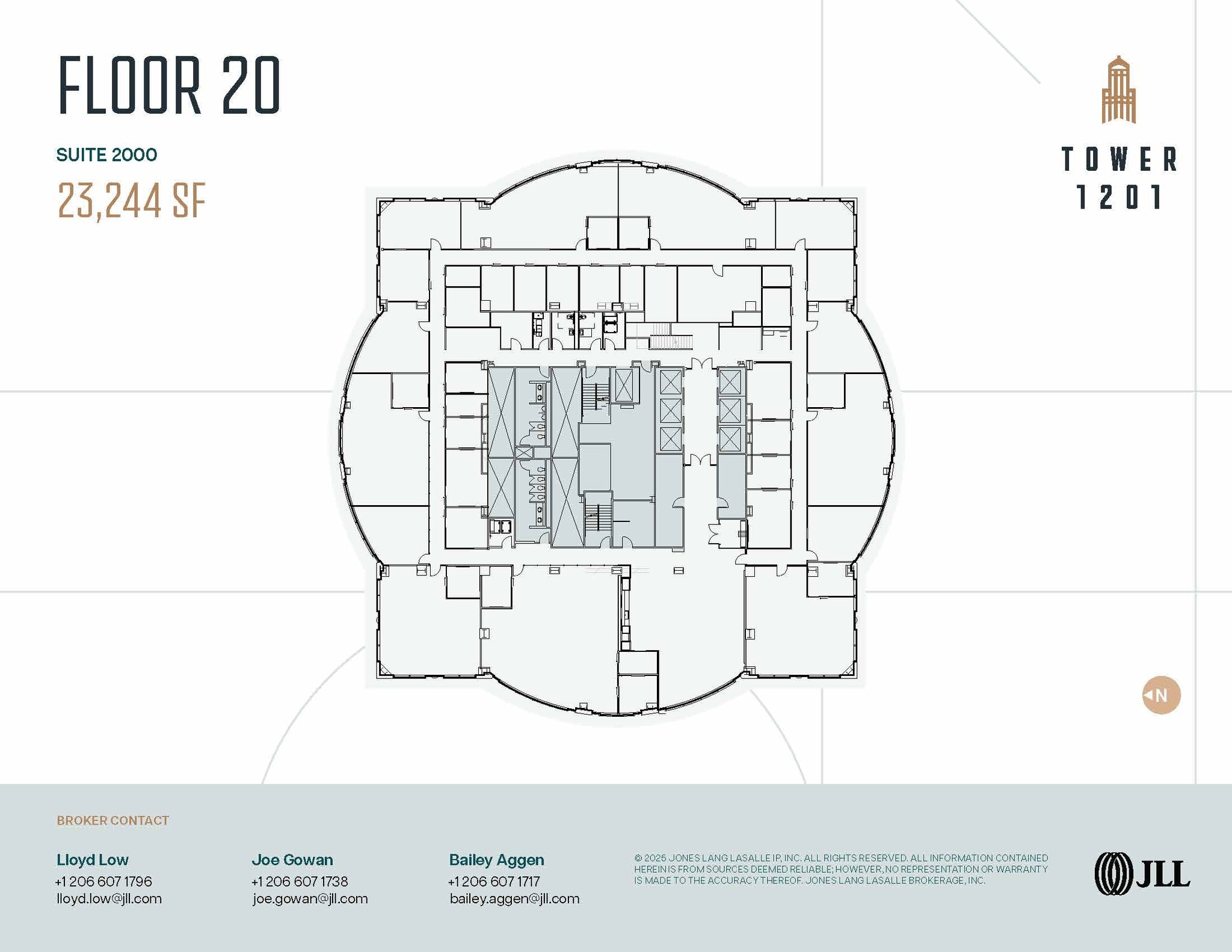 1201 3rd Ave, Seattle, WA for lease Floor Plan- Image 1 of 1