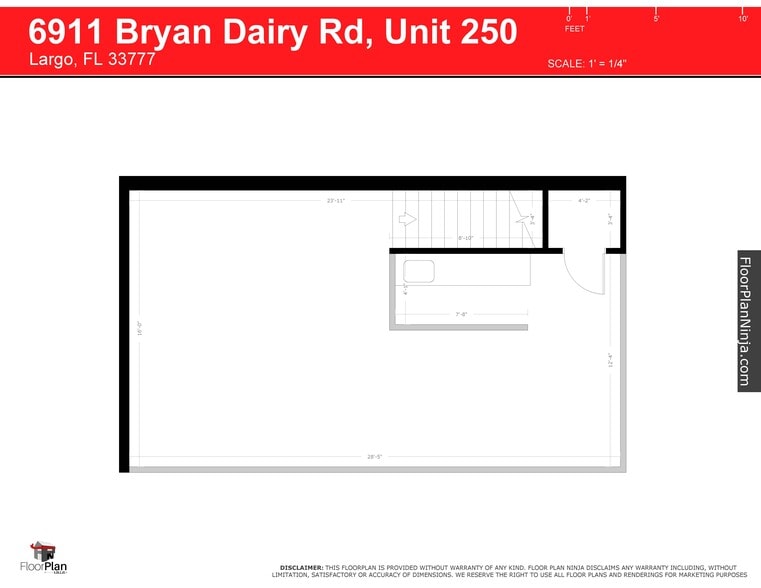 6911 Bryan Dairy Rd, Largo, FL for lease - Floor Plan - Image 1 of 8
