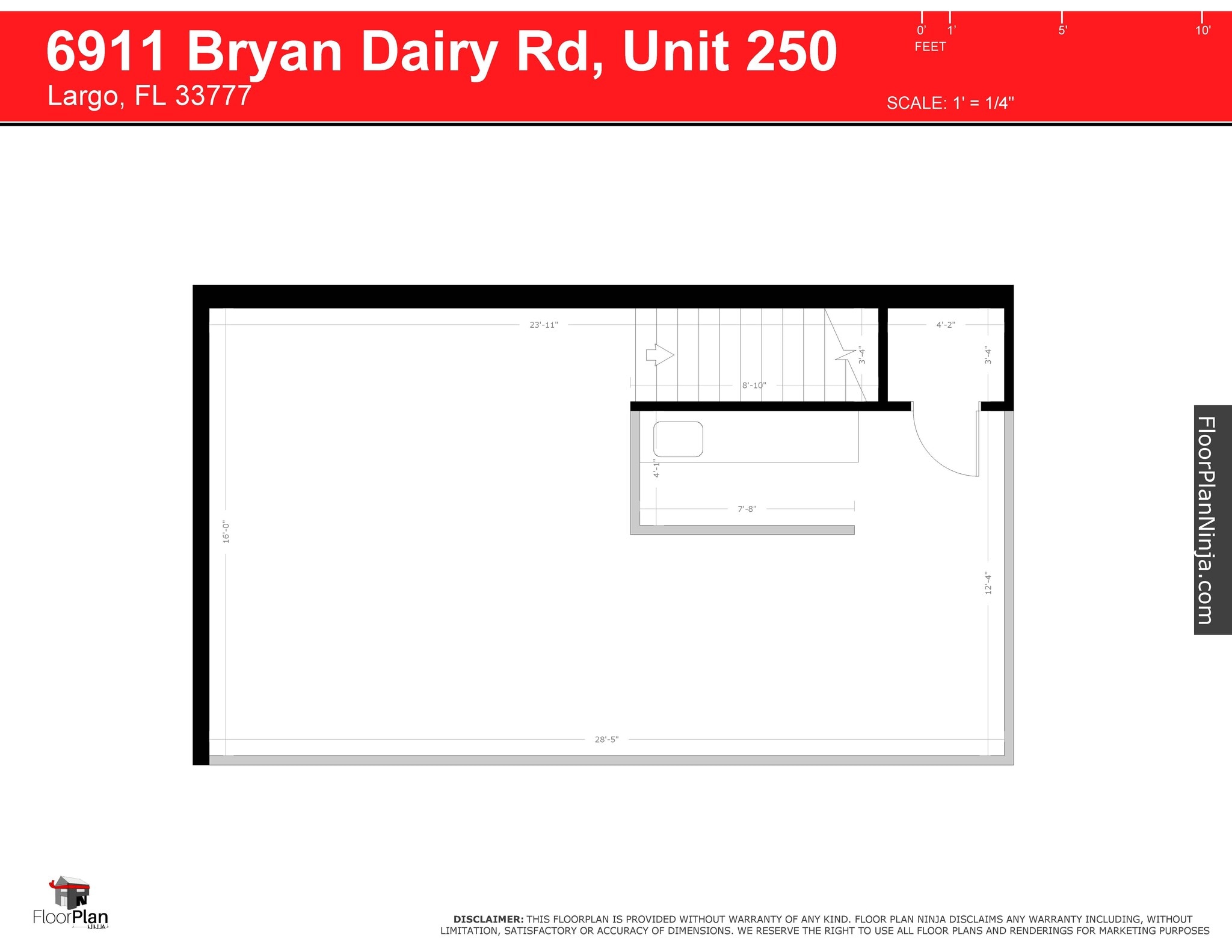 6911 Bryan Dairy Rd, Largo, FL for lease Floor Plan- Image 1 of 9