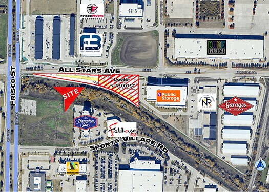 Frisco St, Frisco, TX for sale Aerial- Image 1 of 3