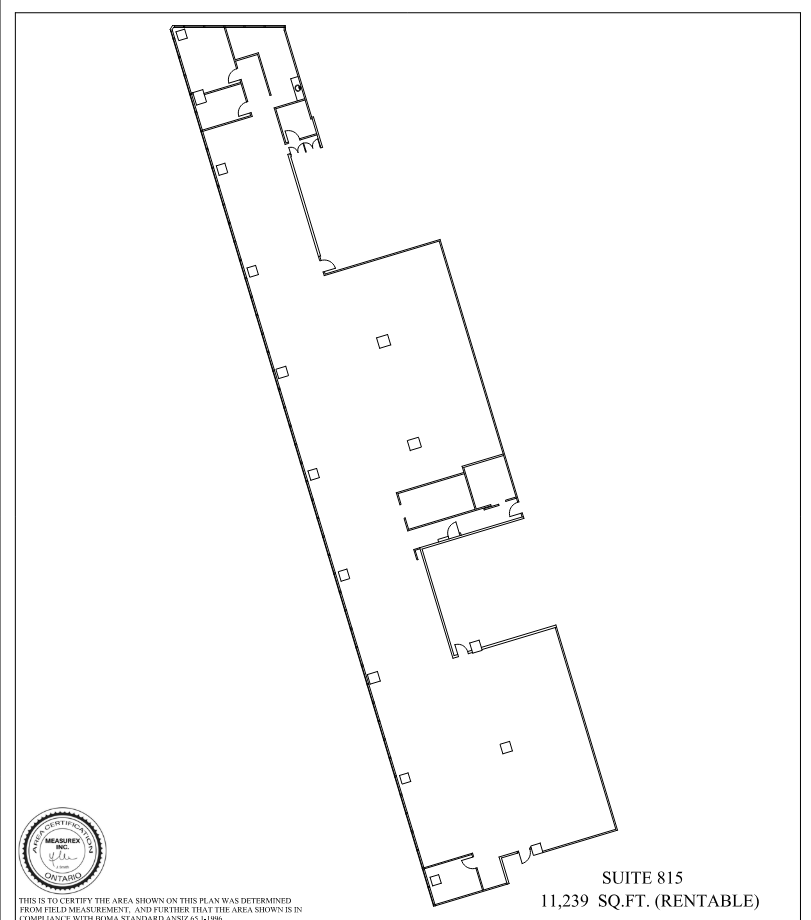 33 Yonge St, Toronto, ON for lease Floor Plan- Image 1 of 1