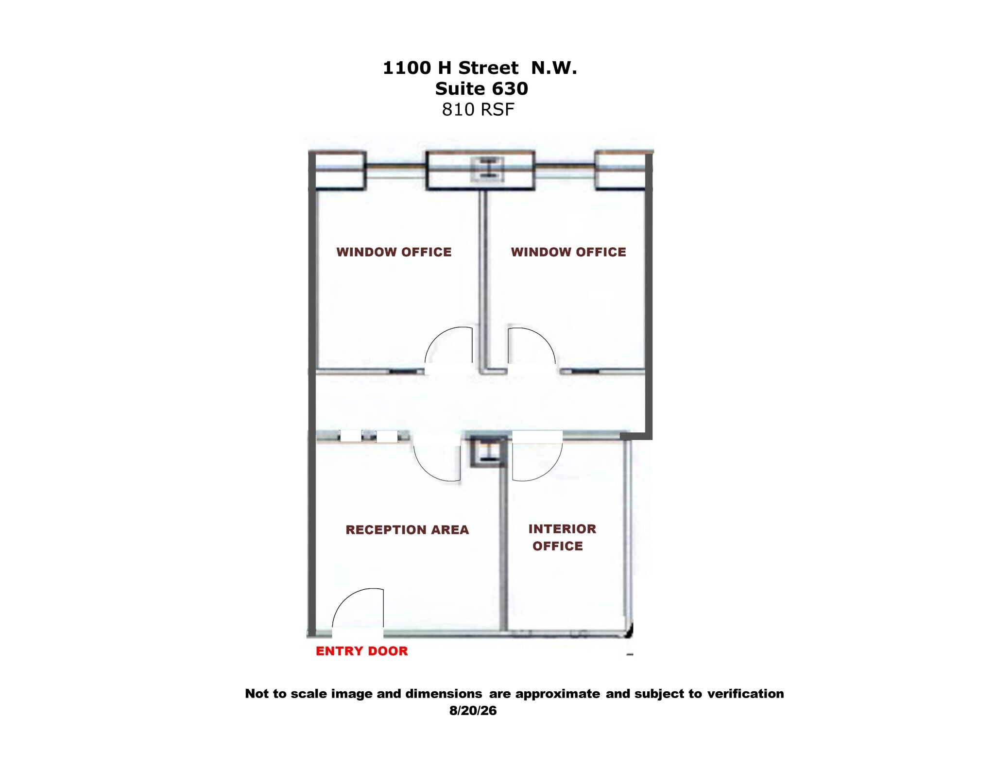 1100 H St NW, Washington, DC à louer Plan de site- Image 1 de 5