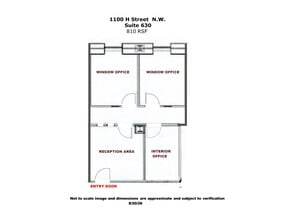 1100 H St NW, Washington, DC à louer Plan de site- Image 1 de 5