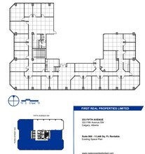 333 5th Ave SW, Calgary, AB for lease Floor Plan- Image 1 of 1