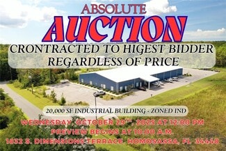 Plus de détails pour 1832 S Dimensions Ter, Homosassa, FL - Industriel à vendre
