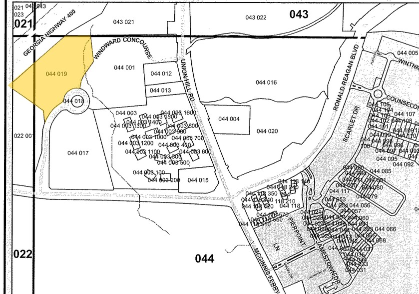 1725 Windward Concourse, Alpharetta, GA à louer - Plan cadastral - Image 2 de 24