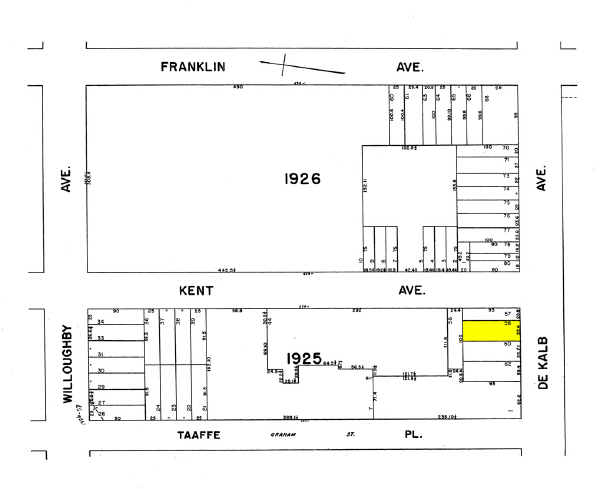 461 Dekalb Ave, Brooklyn, NY à vendre - Plan cadastral - Image 1 de 1