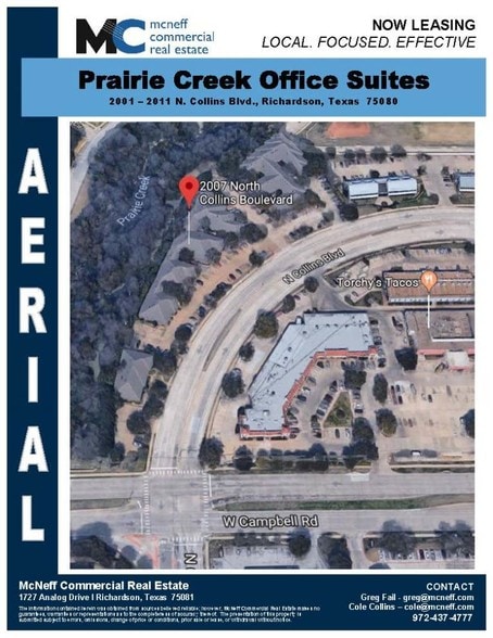 2011 N Collins Blvd, Richardson, TX for sale - Aerial - Image 2 of 12