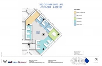 820 Gessner Rd, Houston, TX for lease Floor Plan- Image 1 of 1