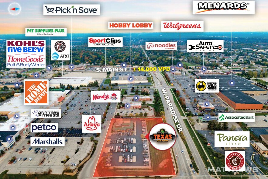 800 W Paradise Dr, West Bend, WI à vendre - Photo du bâtiment - Image 3 de 5