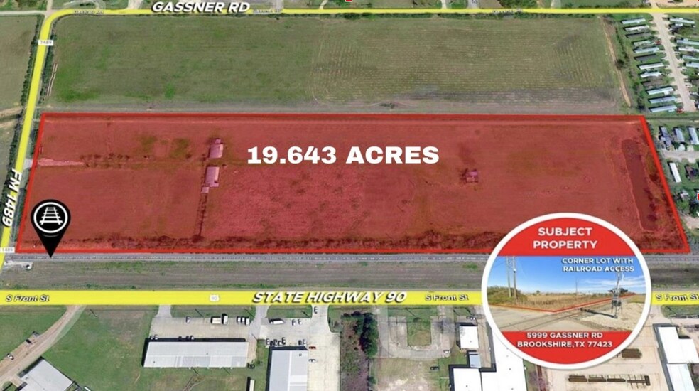 5999 Gassner, Brookshire, TX à vendre - Aérien - Image 2 de 17