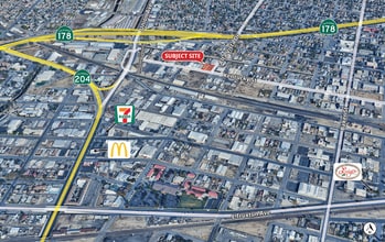 220-222 Kentucky St, Bakersfield, CA - Aerial map view