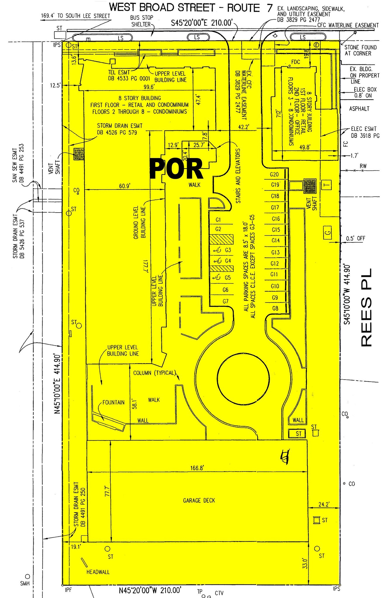 513 W Broad St, Falls Church, VA à vendre Plan cadastral- Image 1 de 1