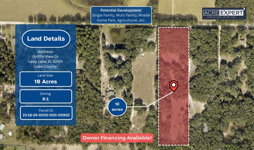 Griffin View Drive, Lady Lake, FL à vendre - Photo principale - Image 1 de 1