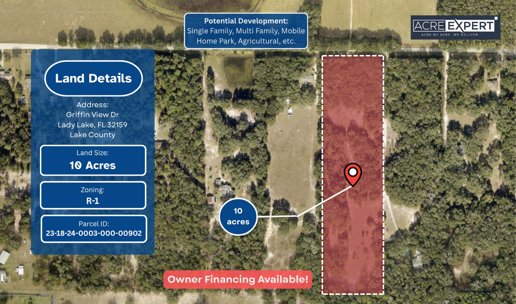 Griffin View Drive, Lady Lake, FL à vendre Photo principale- Image 1 de 2