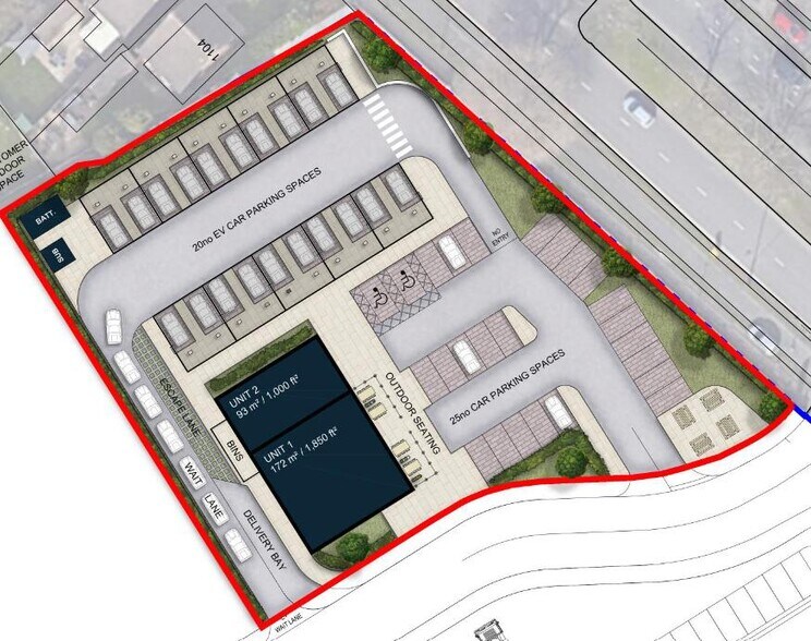 A452 Chester Road, Birmingham for lease - Site Plan - Image 2 of 2
