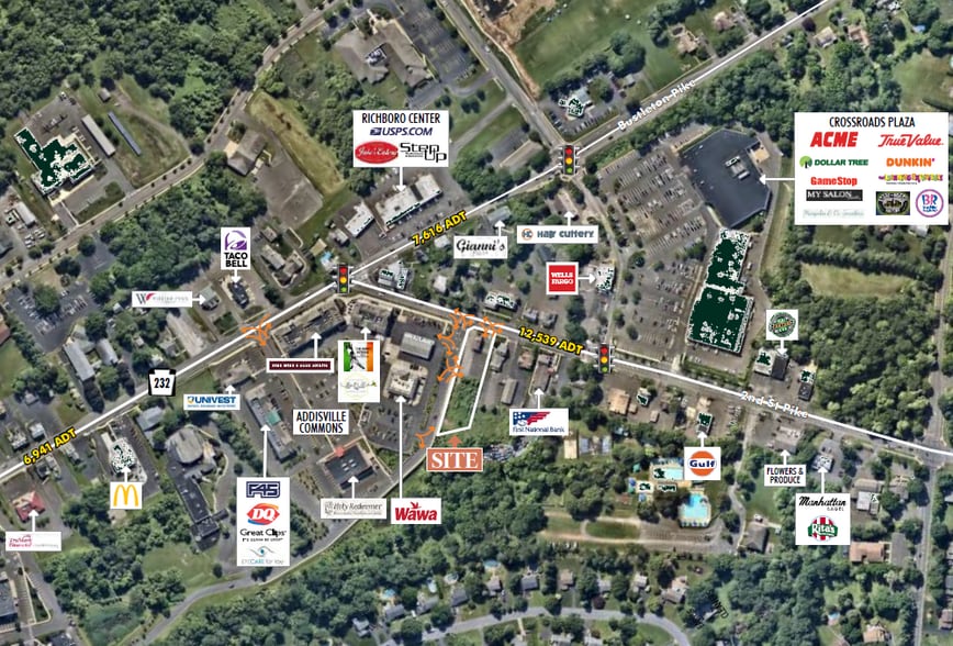 862 2nd Street Pike, Richboro, PA à louer - Aérien - Image 2 de 3