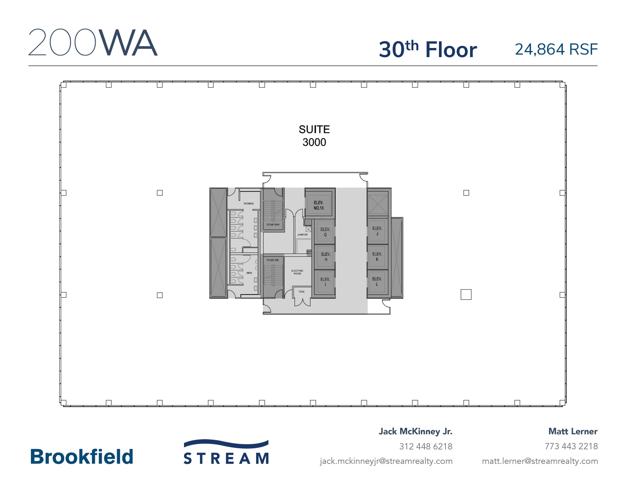 200 W Adams St, Chicago, IL for lease Floor Plan- Image 1 of 1