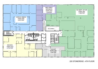 220 Stoneridge Dr, Columbia, SC à louer Plan d’étage- Image 1 de 1