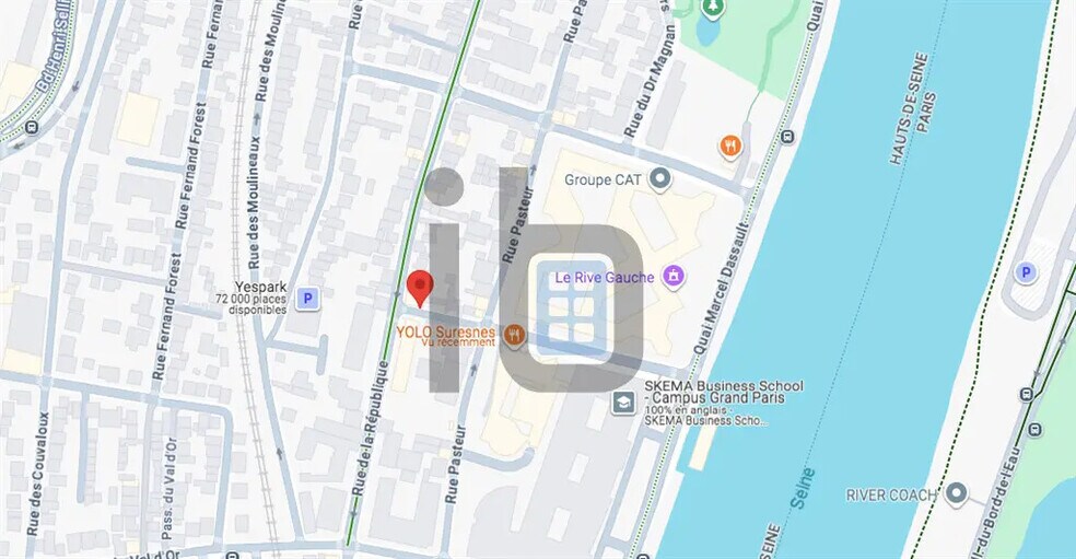 Commerce de détail dans Suresnes à louer - Photo du bâtiment - Image 3 de 3