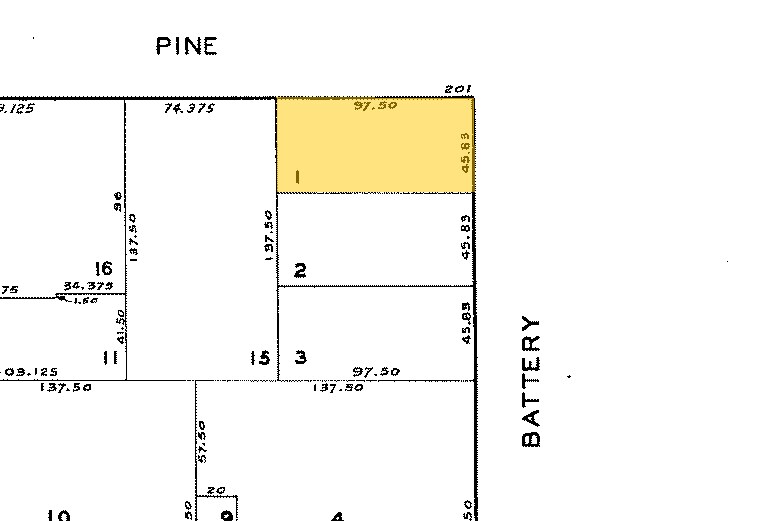 201-221 Pine St, San Francisco, CA à louer - Plan cadastral - Image 2 de 28