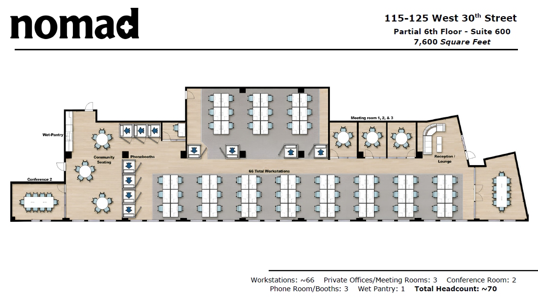 115-125 W 30th St, New York, NY for lease Floor Plan- Image 1 of 5