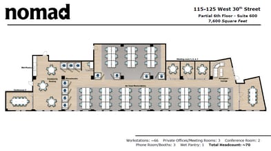 115-125 W 30th St, New York, NY for lease Floor Plan- Image 1 of 5
