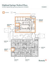 81 S Highland Springs Ave, Beaumont, CA à louer Plan d’étage- Image 1 de 1