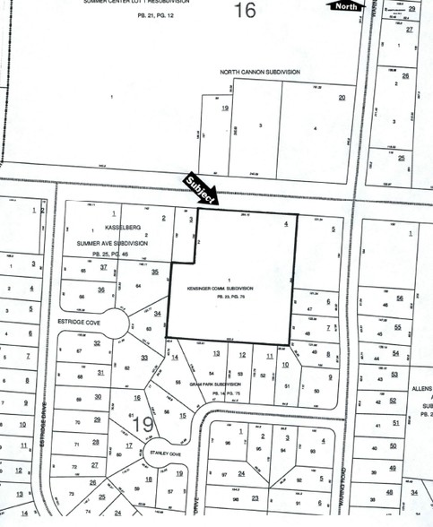 4321 Summer Ave, Memphis, TN à vendre - Plan cadastral - Image 2 de 2