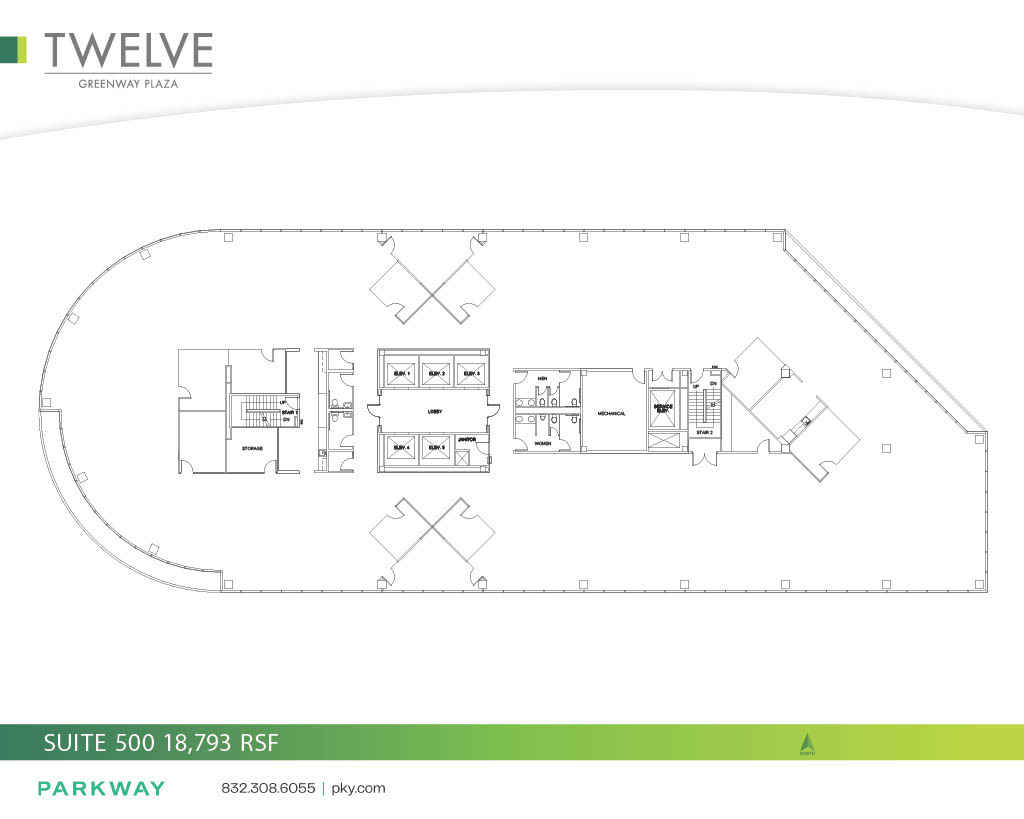 12 Greenway Plz, Houston, TX for lease Floor Plan- Image 1 of 1