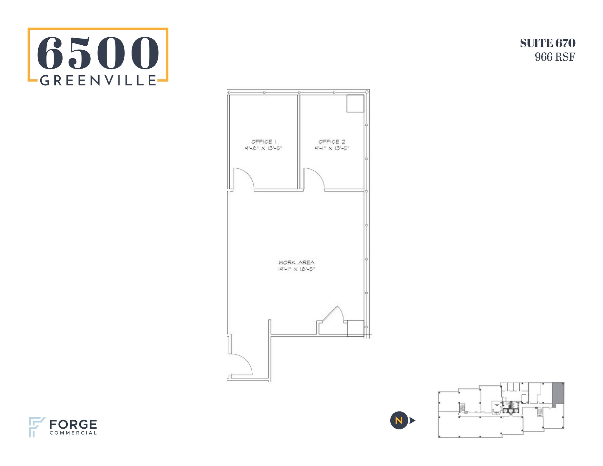 6500 Greenville Ave, Dallas, TX à louer Plan d’étage- Image 1 de 1