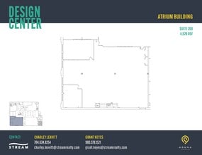 127 W Worthington Ave, Charlotte, NC à louer Plan d’étage- Image 1 de 1