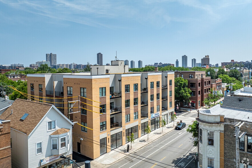 1138 W Belmont Ave, Chicago, IL for lease - Aerial - Image 2 of 3
