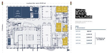 330 E 3rd St, Long Beach, CA for lease Site Plan- Image 1 of 1