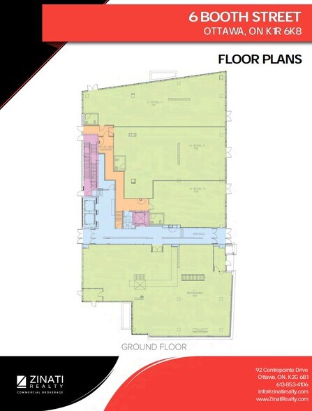 6 Booth St, Ottawa, ON à louer - Plan d’étage - Image 2 de 2