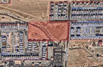 Agate and Warbonnet, Las Vegas, NV - AERIAL  map view