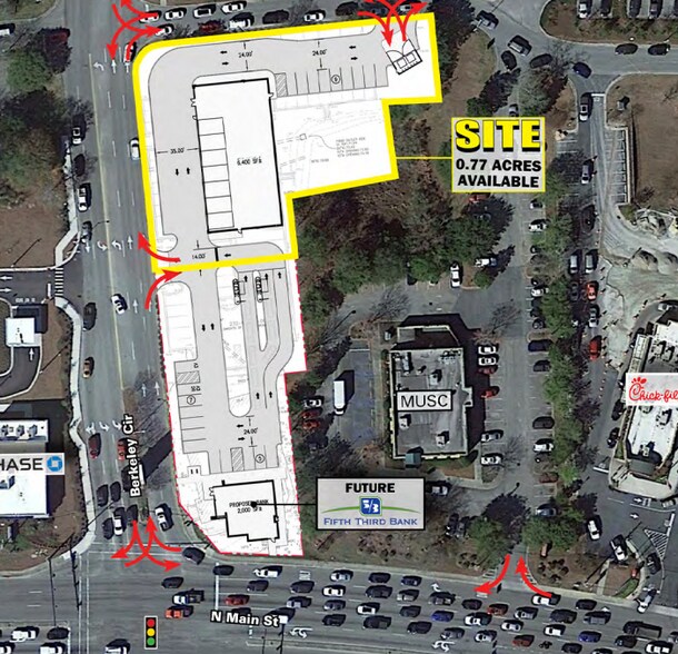 1306 N Main St, Summerville, SC à louer - Aérien - Image 2 de 2