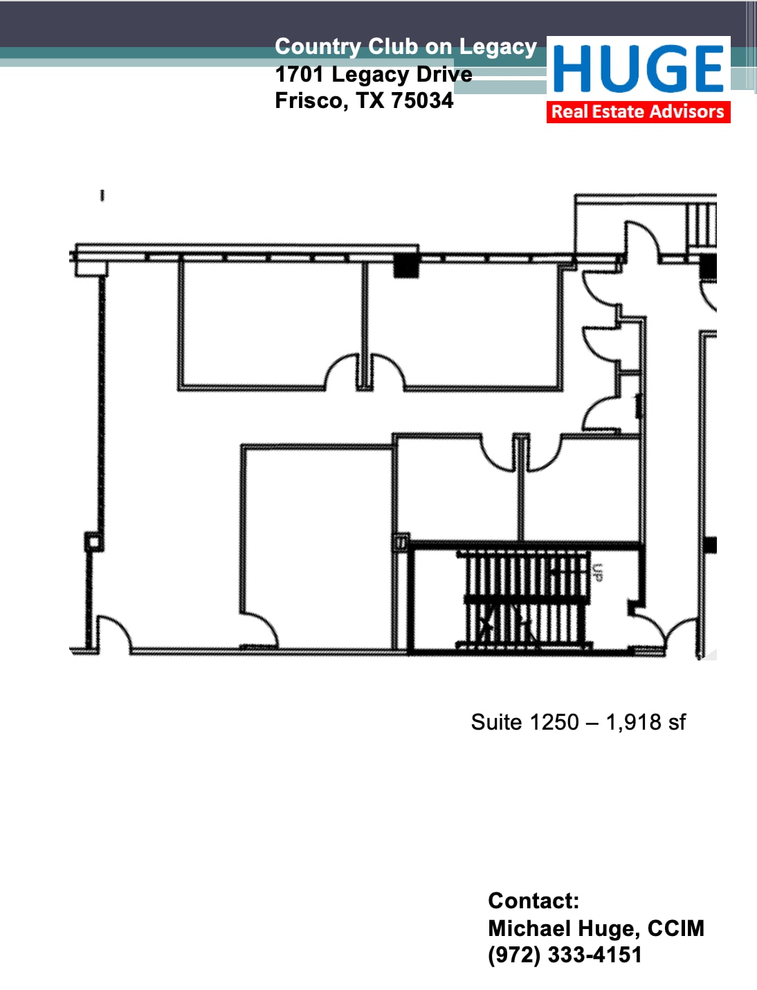1701 Legacy Dr, Frisco, TX à louer Plan d’étage- Image 1 de 1