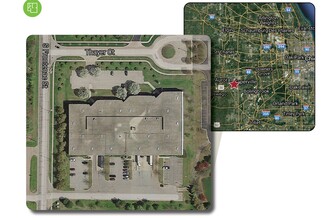 3505 Thayer Ct, Aurora, IL - aerial  map view