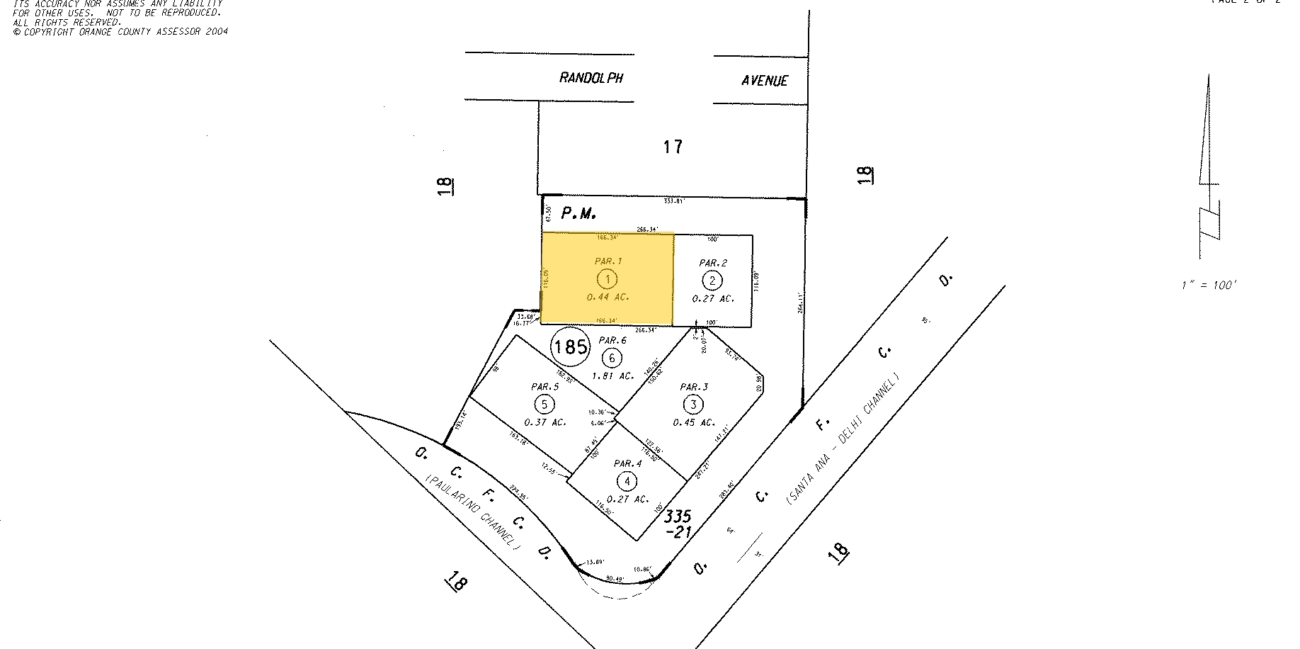 2900 Bristol St, Costa Mesa, CA à vendre Plan cadastral- Image 1 de 1