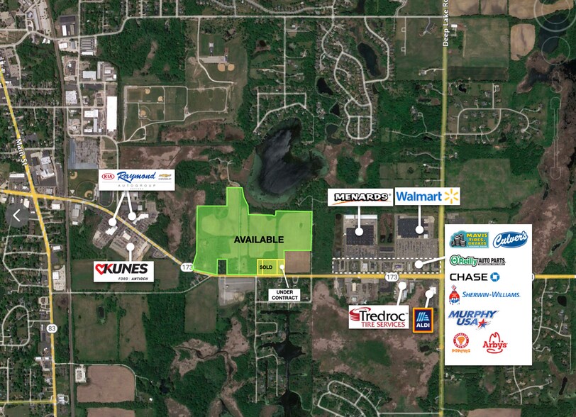 IL Route 173 & Brown Rd, Antioch, IL à vendre - Autre - Image 2 de 3