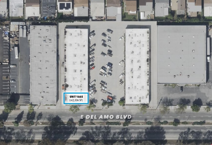 1663-1677 E Del Amo Blvd, Carson, CA à louer Plan de site- Image 1 de 1