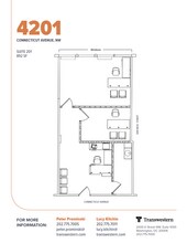 4201 Connecticut Ave NW, Washington, DC à louer Plan d’étage- Image 1 de 1